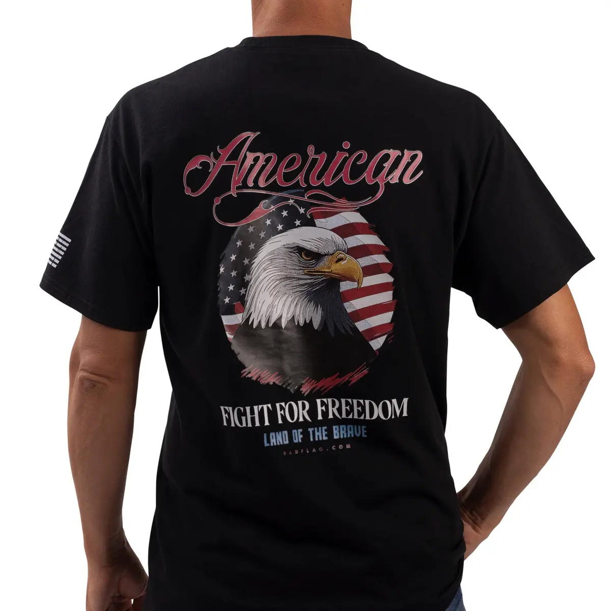 Fight For Freedom Graphic Tee-Black 1