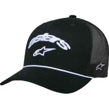 In Stock Alpinestars Agree Trucker Hat - White/Black 1235-81460-2010-Os 1