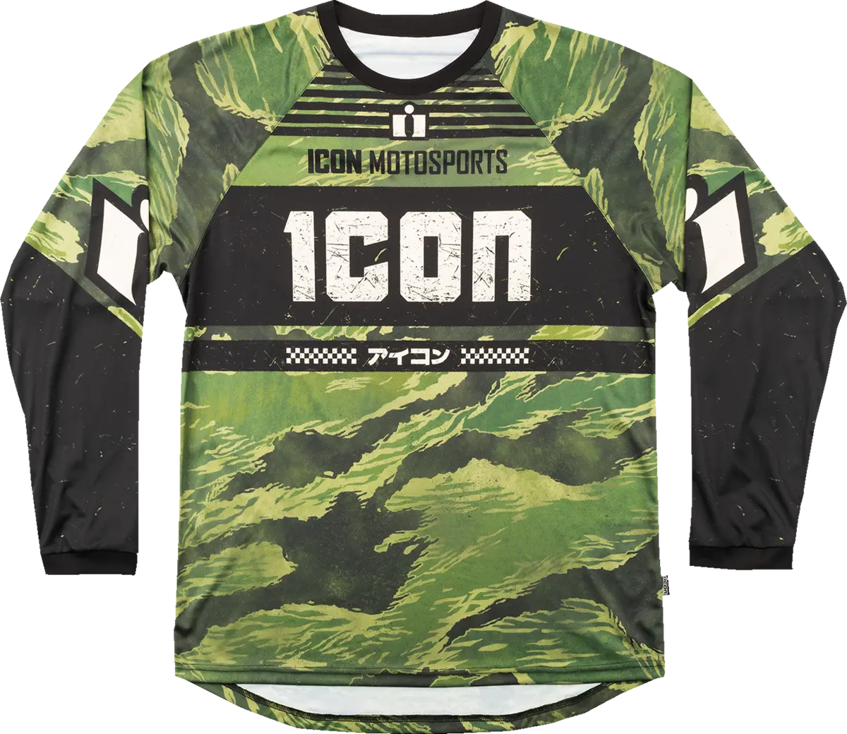 Icon Tiger’S Blood Jersey - Green Camo - Xl 2824-0087 1