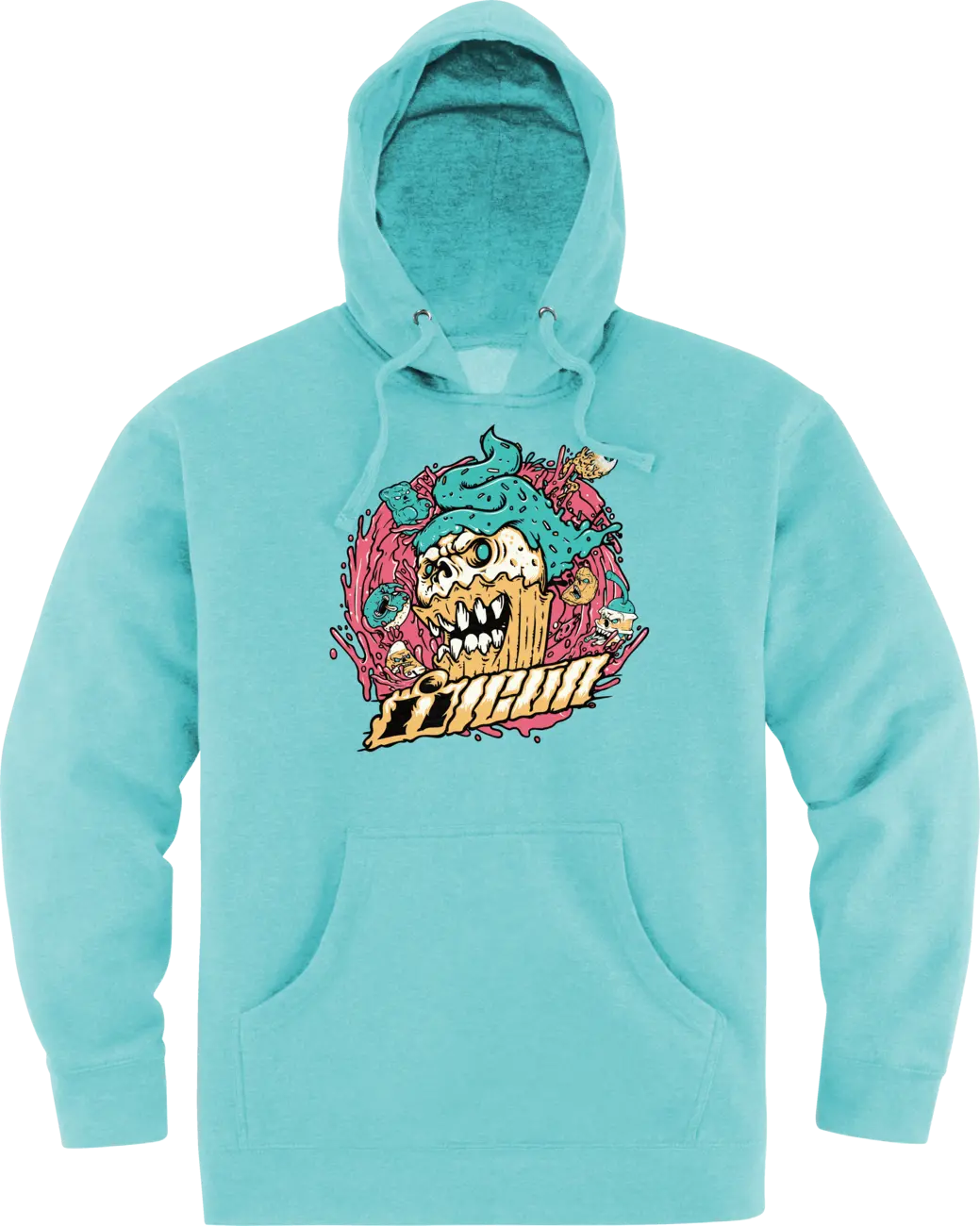 Icon Snack Attack Hoodie - Mint - Large 3050-6875 1