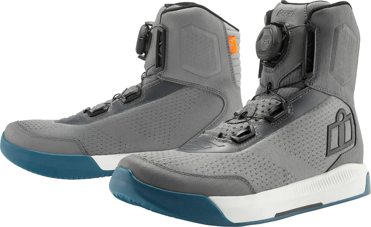 Icon Overlord™ Vented Ce Boots - Gray - Size 11 3403-1275 1