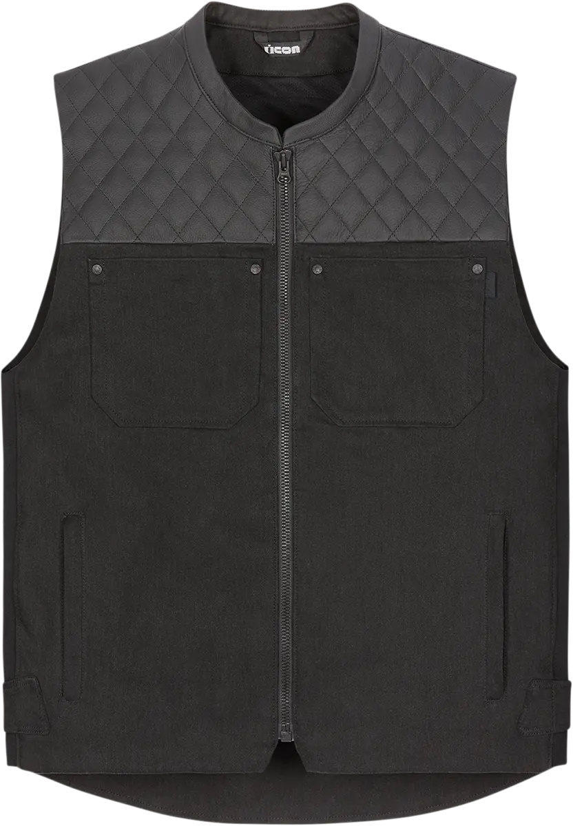 Icon Chamonix Denim Vest - Black - Large 2830-0554 1