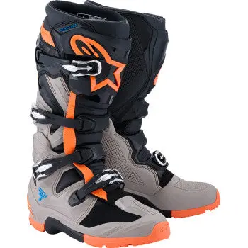 Alpinestars Tech 7 Enduro Boots - Black/Warm Gray/Fluorescent Orange - Us 8 2010426-1562-8 1