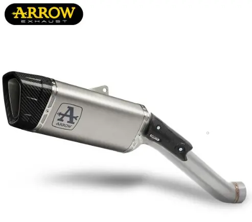 Arrow Aprilia Tuono/Rsv4 1100 Factory 21-24 Titanium Link Pipe+Titanium Pista Silencer With Carbon End Cap And Db Killer 71003Pt 1
