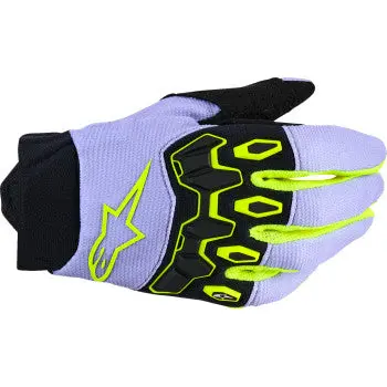 Alpinestars Youth Full Bore V2 Gloves - Purple/Fluo Yellow - Xs 3540226-3175-Xs 1