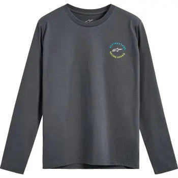 Alpinestars True Long-Sleeve Csf T-Shirt - Charcoal - Large 1235-74105-18-L 1