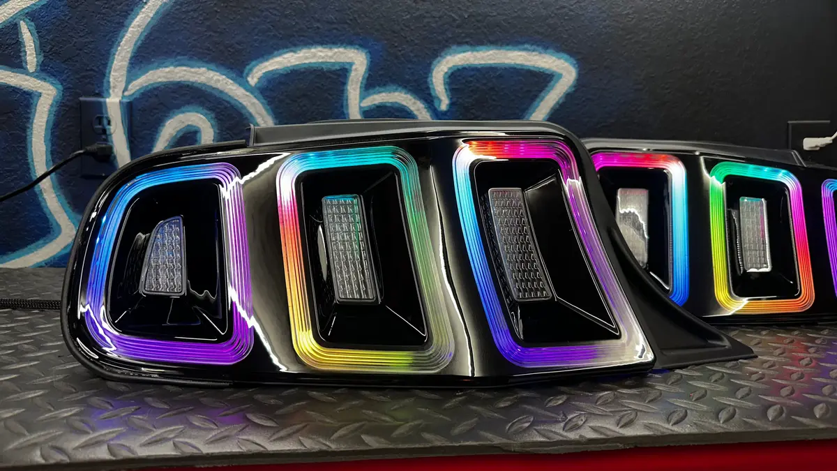 Ntxglow Rgb Tail Lights (2010-2014 Ford Mustang) 1