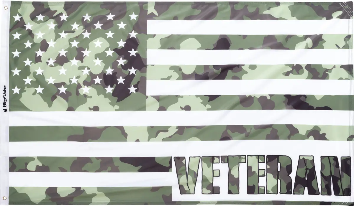 Veteran Camo American Flag 1