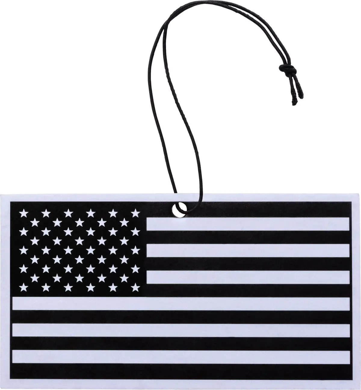 Black And White American Flag Air Freshener New Car Scent 1