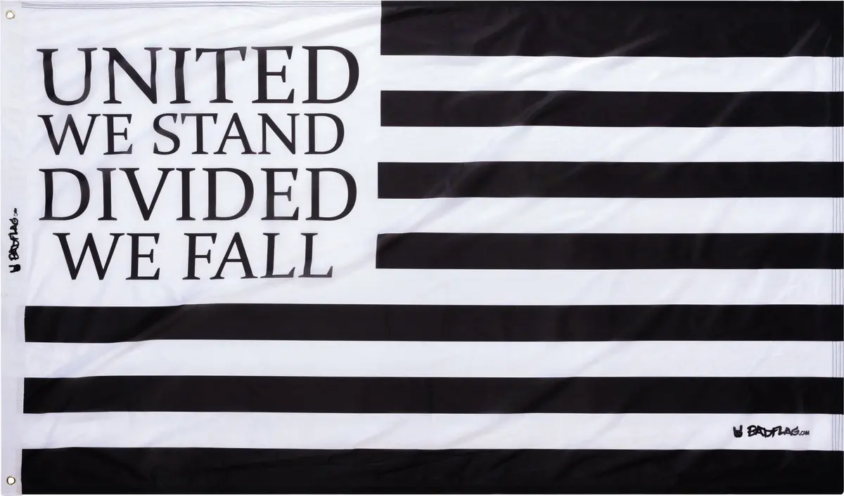 United We Stand Divided We Fall American Flag 1