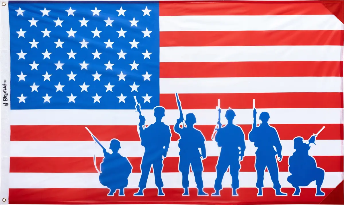 Troops American Flag 1