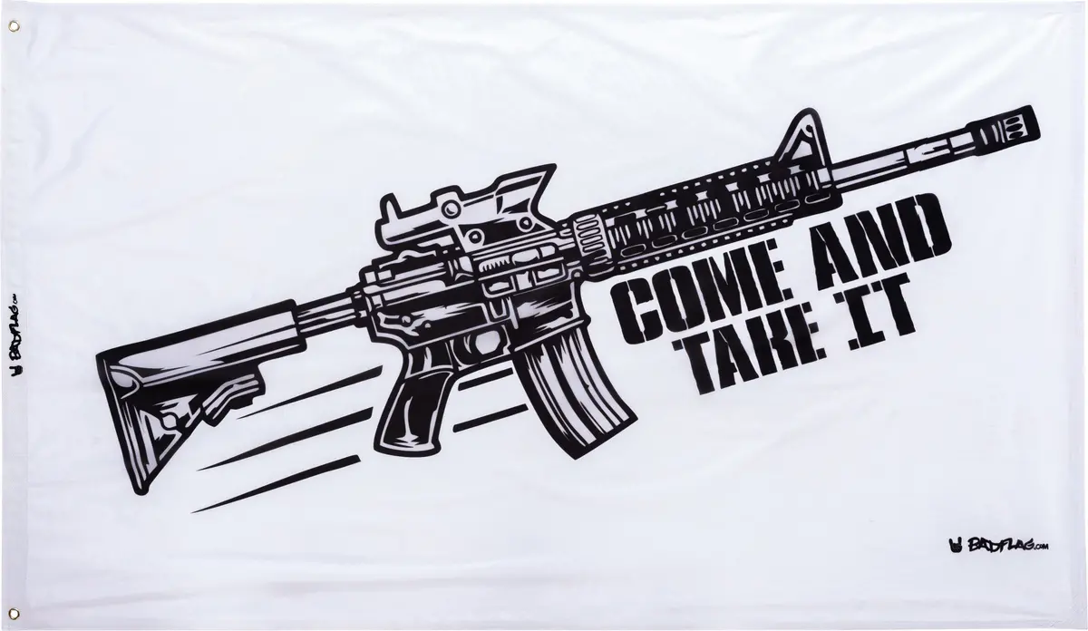 Come And Take It Rifle Flag 1