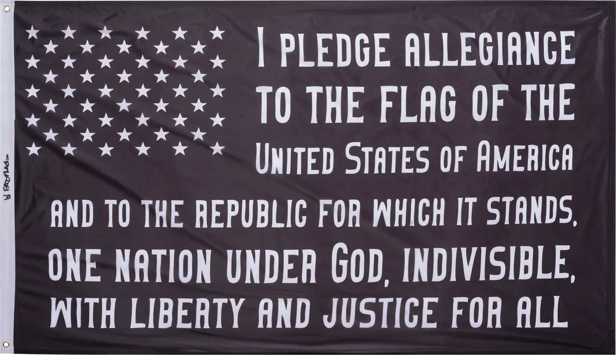 Pledge Of Allegiance American Flag 1
