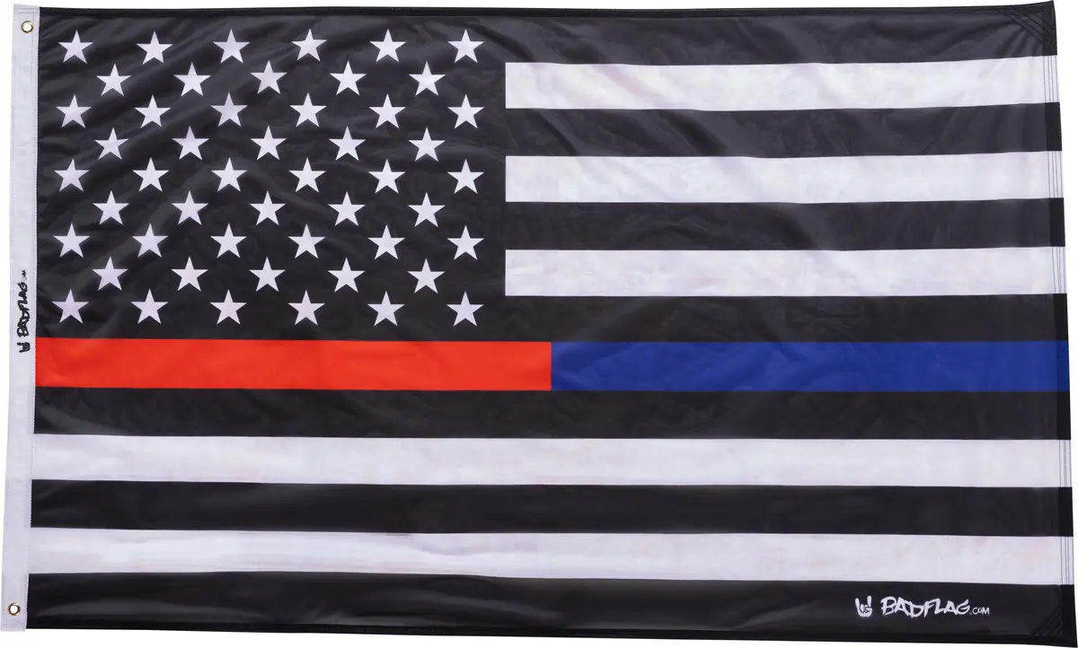 Red/Blue Line Flag 1