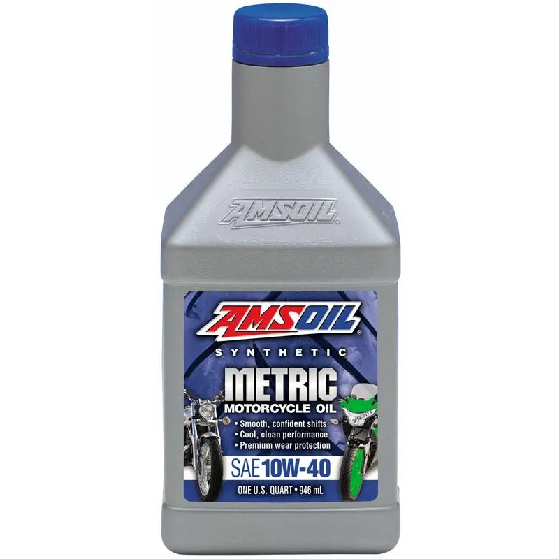Amsoil 10W-40 Synthetic Metric Motorcycle Oil 1