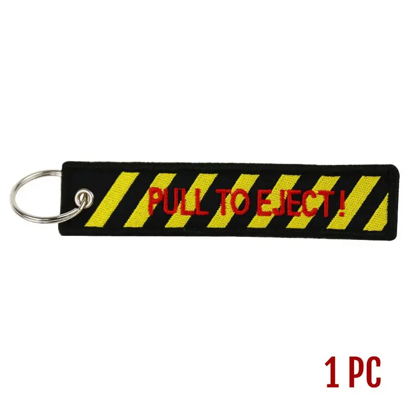 Pull To Eject - Motorcycle Keychain 1