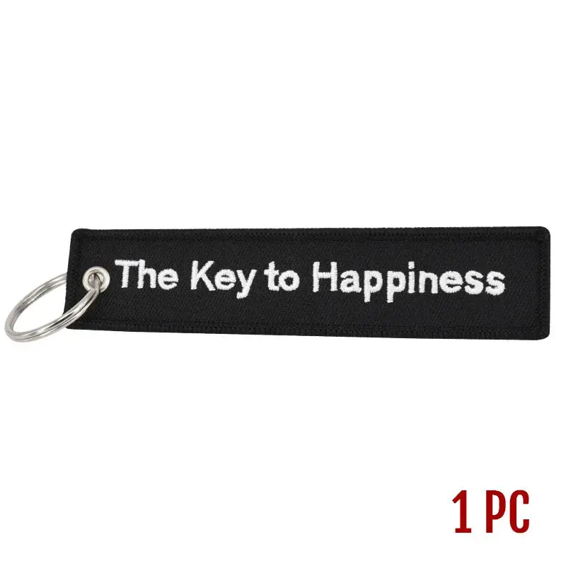 The Key To Happy - Motorcycle Keychain 1