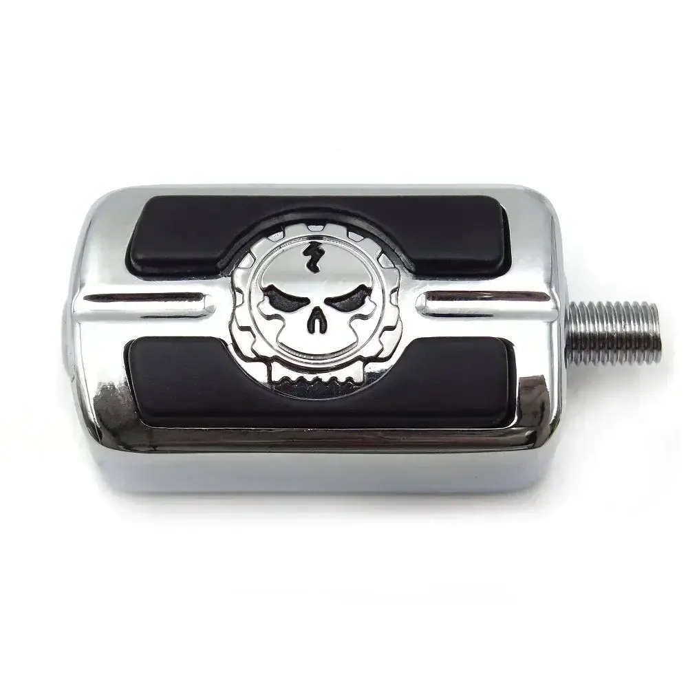 Motorcycel Parts Chrome Skull Shifter Shift Foot Peg For Harley Chopper Touring Cruiser Custom 1