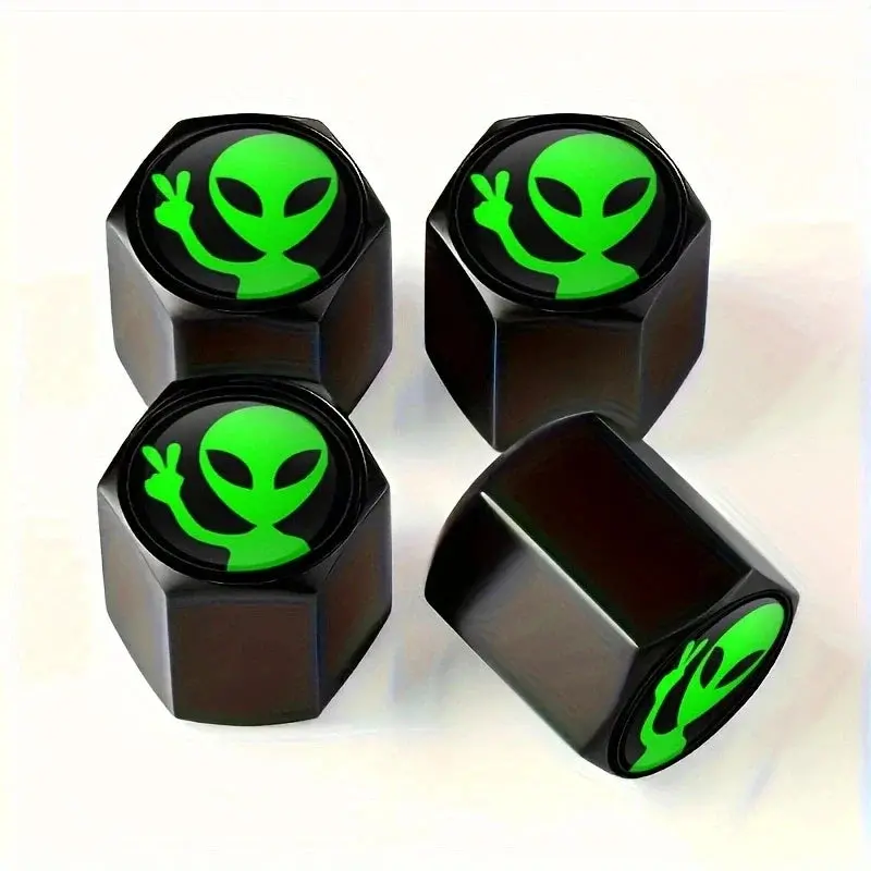 4Pcs Aluminium Valve Stem Caps 1