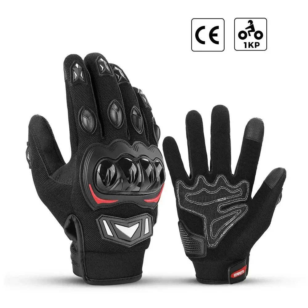 Gloves Summer Riding Hard Knuckle Touchscreen Gloves 1