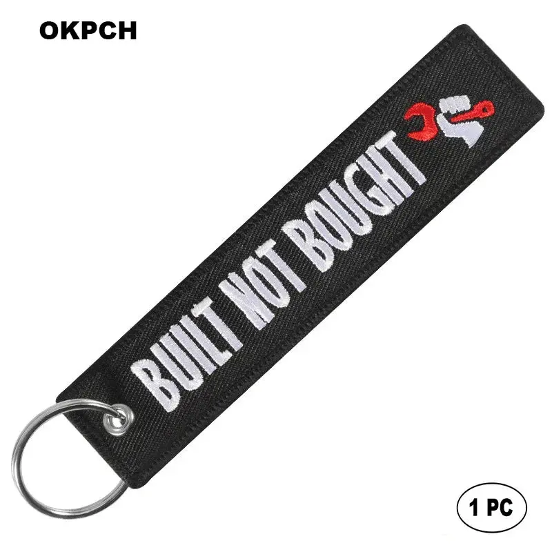 Built Not Bought - Motorcycle Keychain 1
