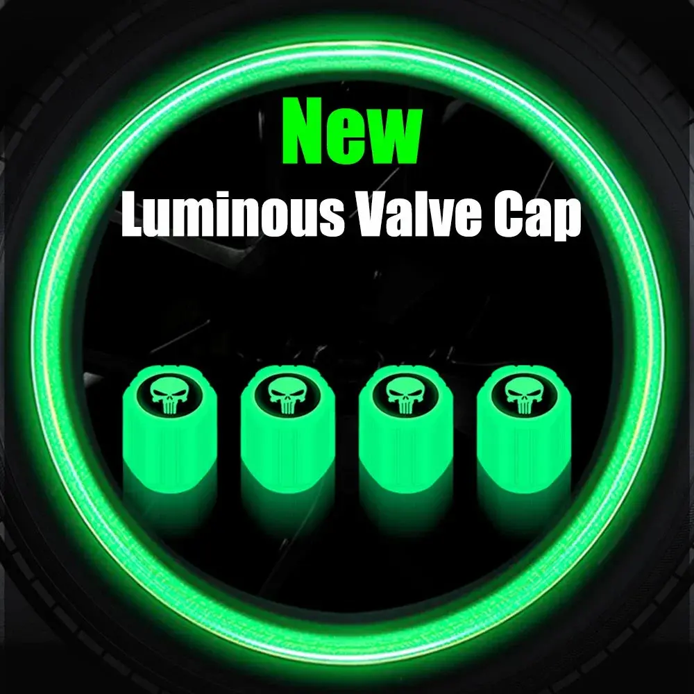 4Pcs Luminous Valve Stem Caps 1