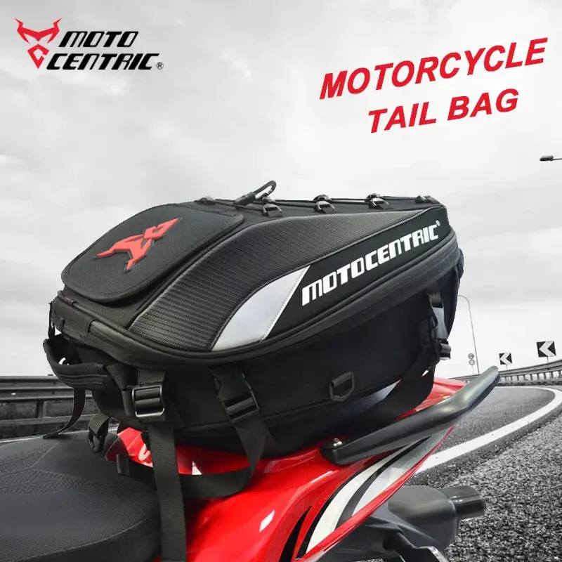 Motocentric Motorcycle Back Seat Bags Waterproof Multifunctional 1