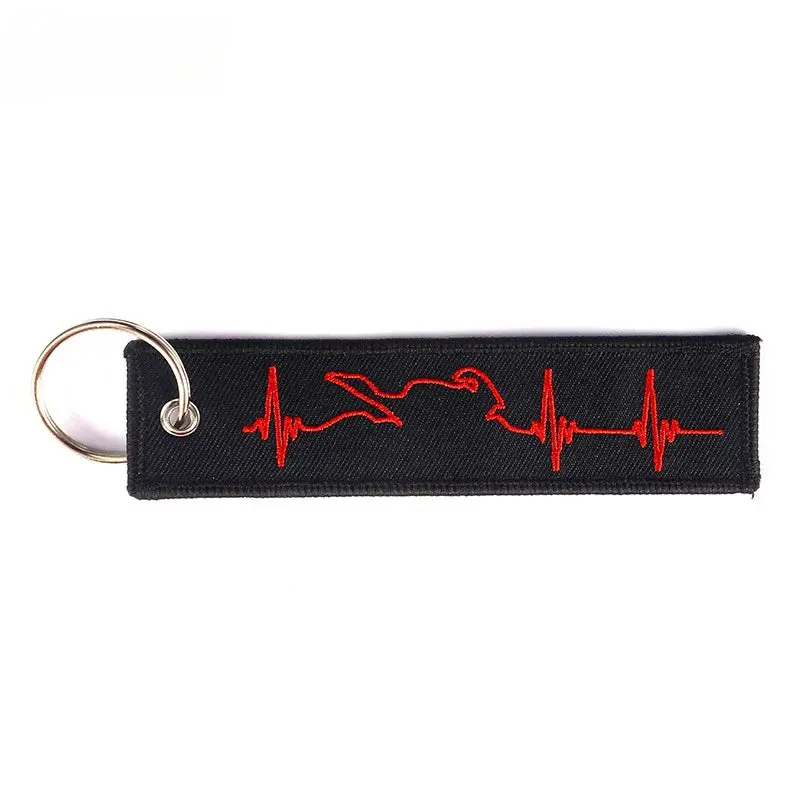 Red Heart - Motorcycle Keychain 1
