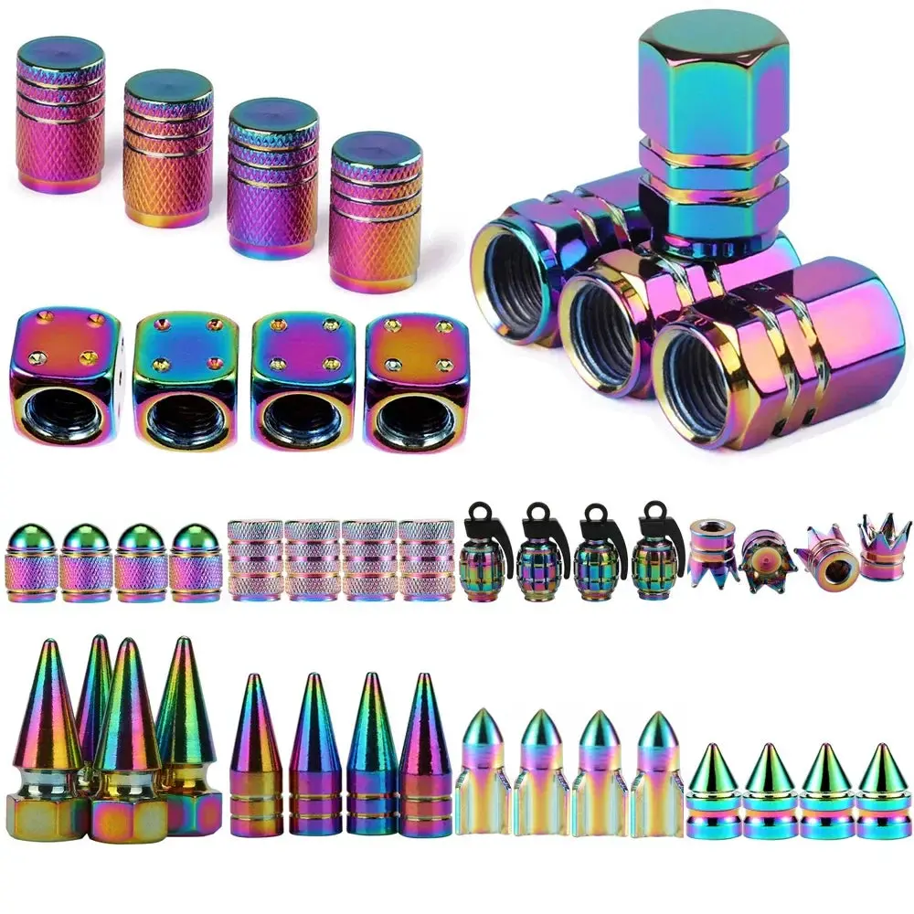 4Pcs Colorful Valve Stem Caps 1