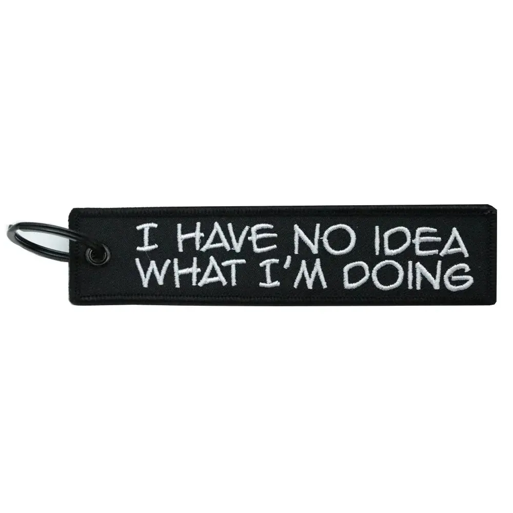 I Have No Idea - Motorcycle Keychain 1