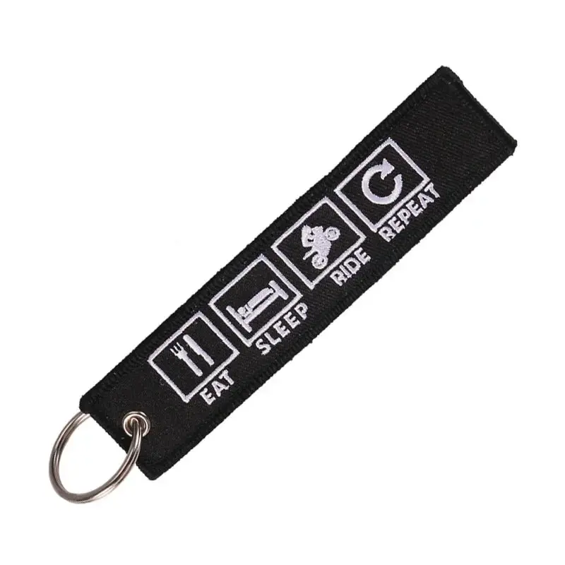 Eat Sleep Ride Repeat - Motorcycle Keychain 1