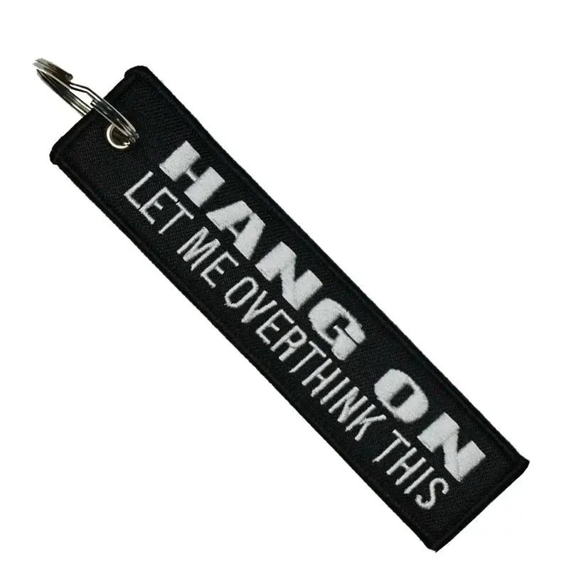 Hang On - Motorcycle Keychain 1