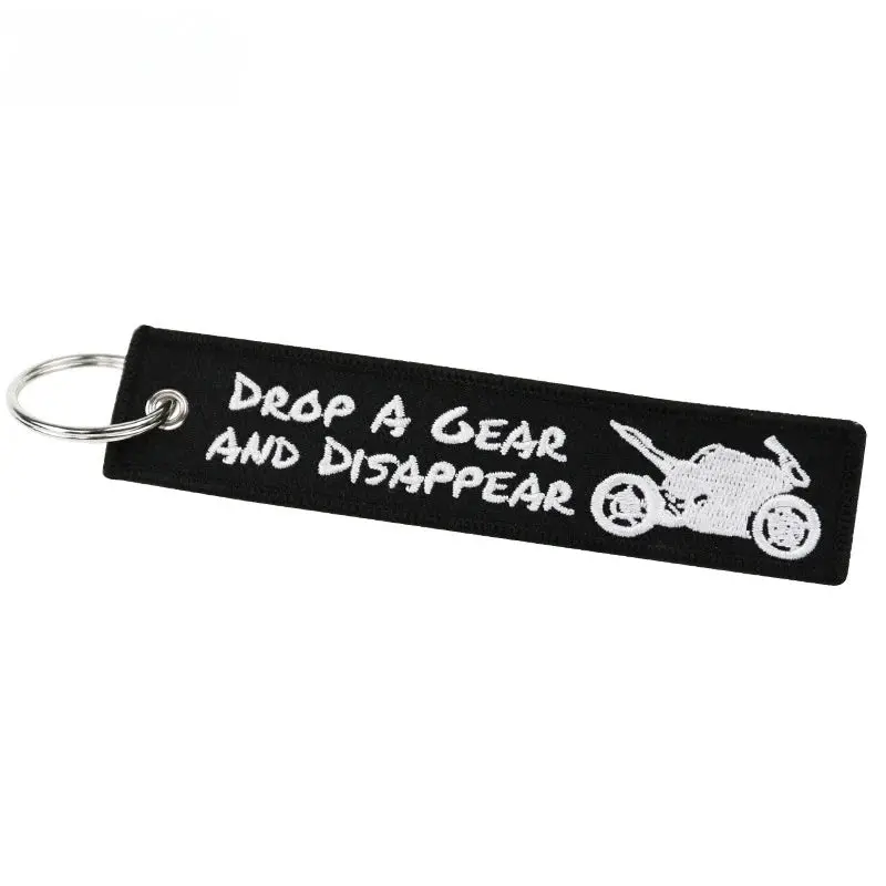 Drop A Gear And Disappear - Motorcycle Keychain 1