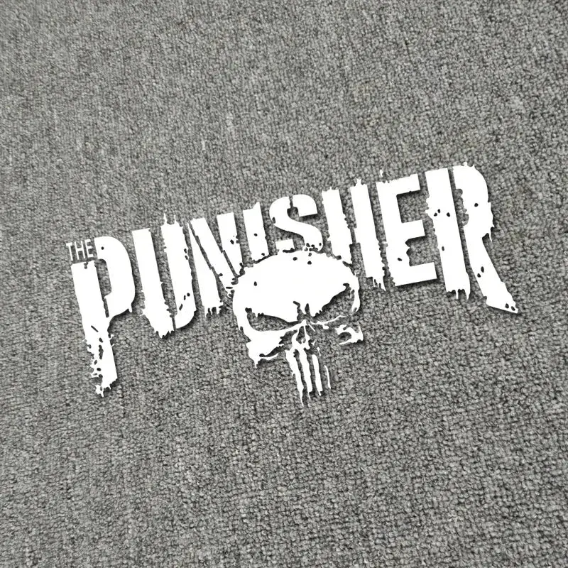 Motorcycle Tank Decals Punisher Reflective Waterproof Pvc 1