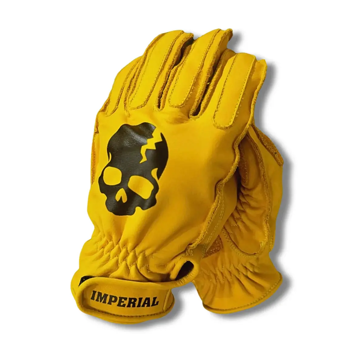 In Stock Imperial Moto  Scrambler Gloves - Yellow - Xl 1
