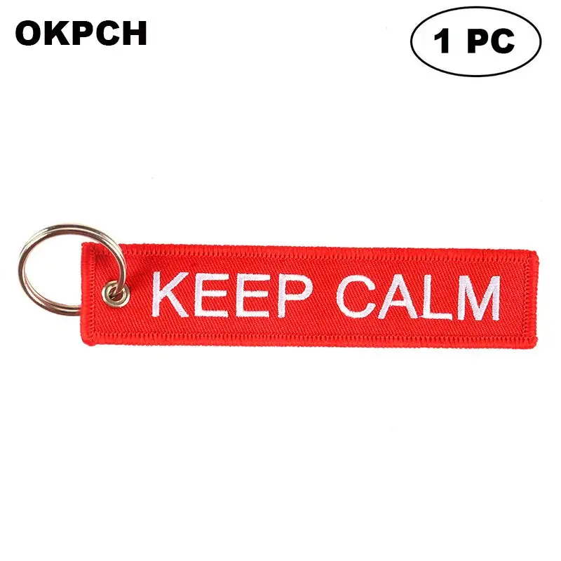Keep Calm - Motorcycle Keychain 1