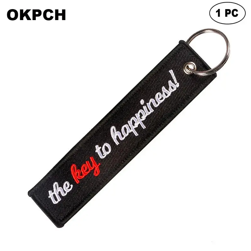 Key To Happiness - Motorcycle Keychain 1