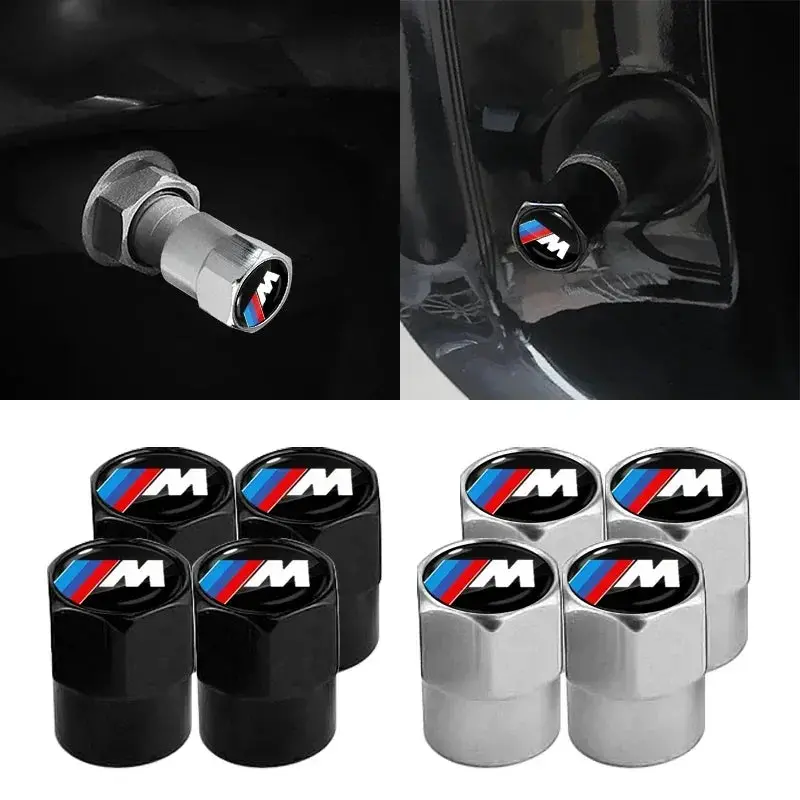 4Pcs Aluminium Valve Stem Caps 1