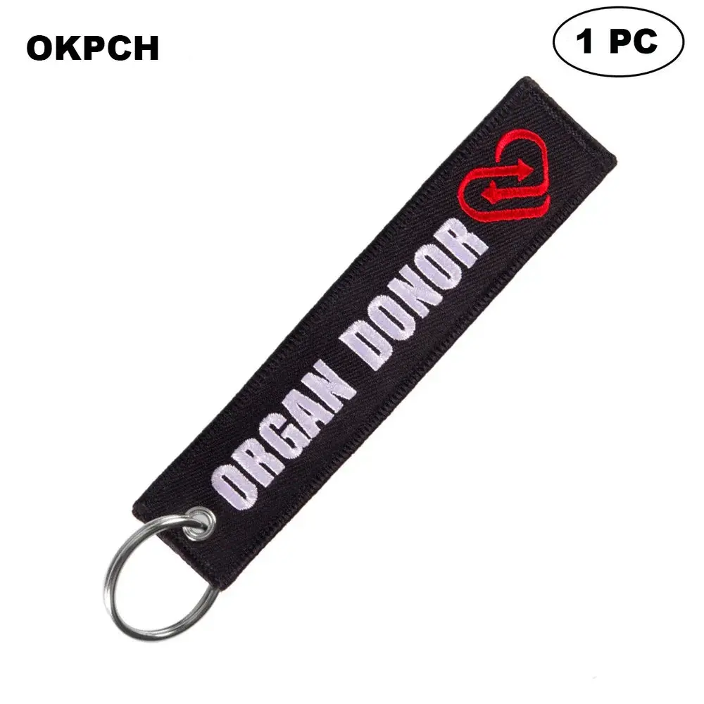 Organ Donor - Motorcycle Keychain 1