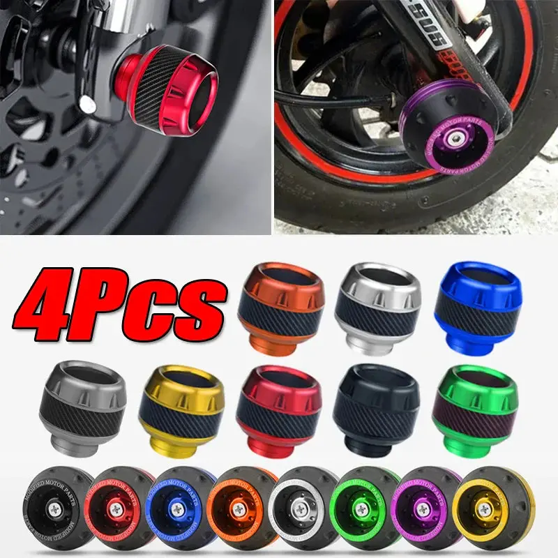4Pcs Motorcycle Crash Protectors Front Fork Slider Cups 1