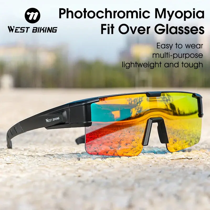 West Biking Cycling Glasses Photochromic Uv400 Protection 1