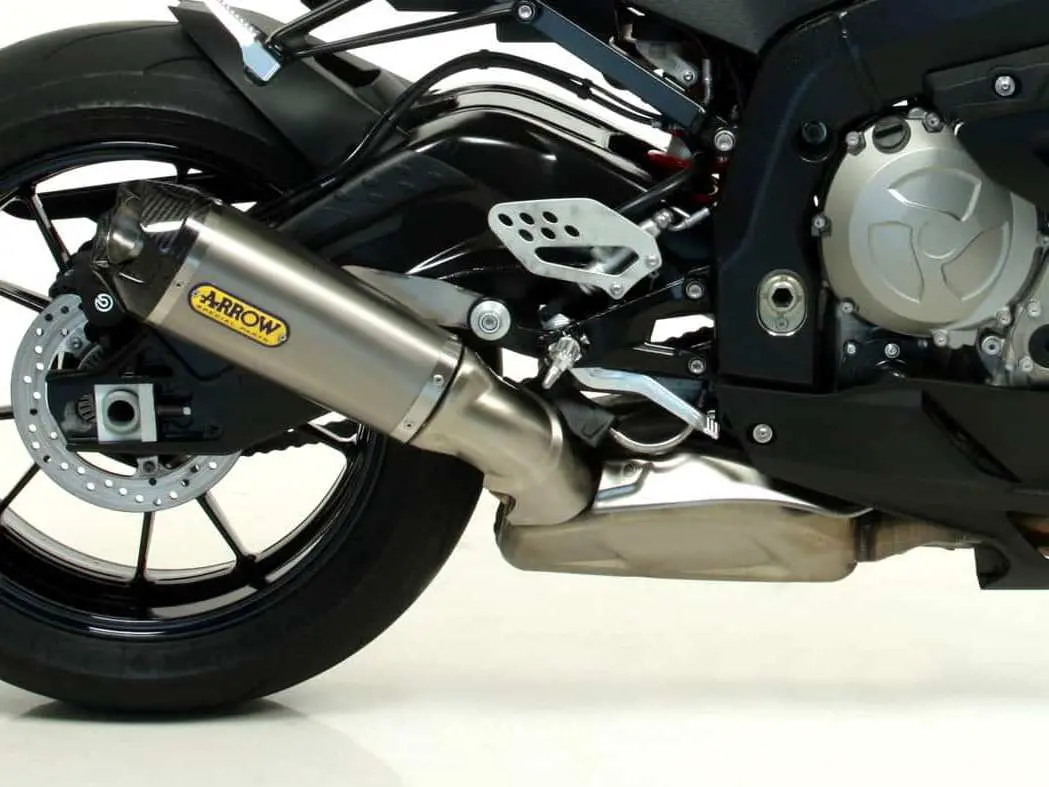 Arrow Bmw S1000rr 09-14 Homologated Titanium Works Silencer With Carbon End-Cap For Stock Collectors 71750Pk 1
