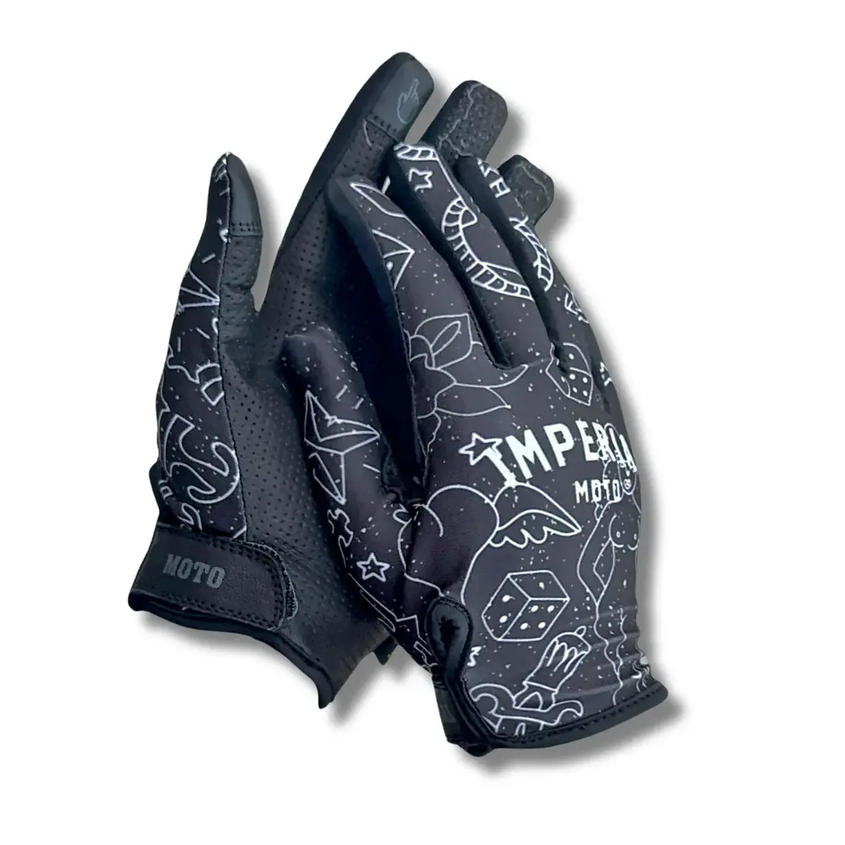 In Stock Imperial Moto Vapor Mx Gloves - Black - Xl 1
