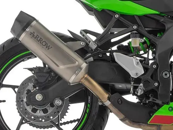 71963Pk Arrow Indy Race Evo Titanium Exhaust Silencer W/ Cf End Cap | Kawasaki Zx-4Rr 2023- 2025 1