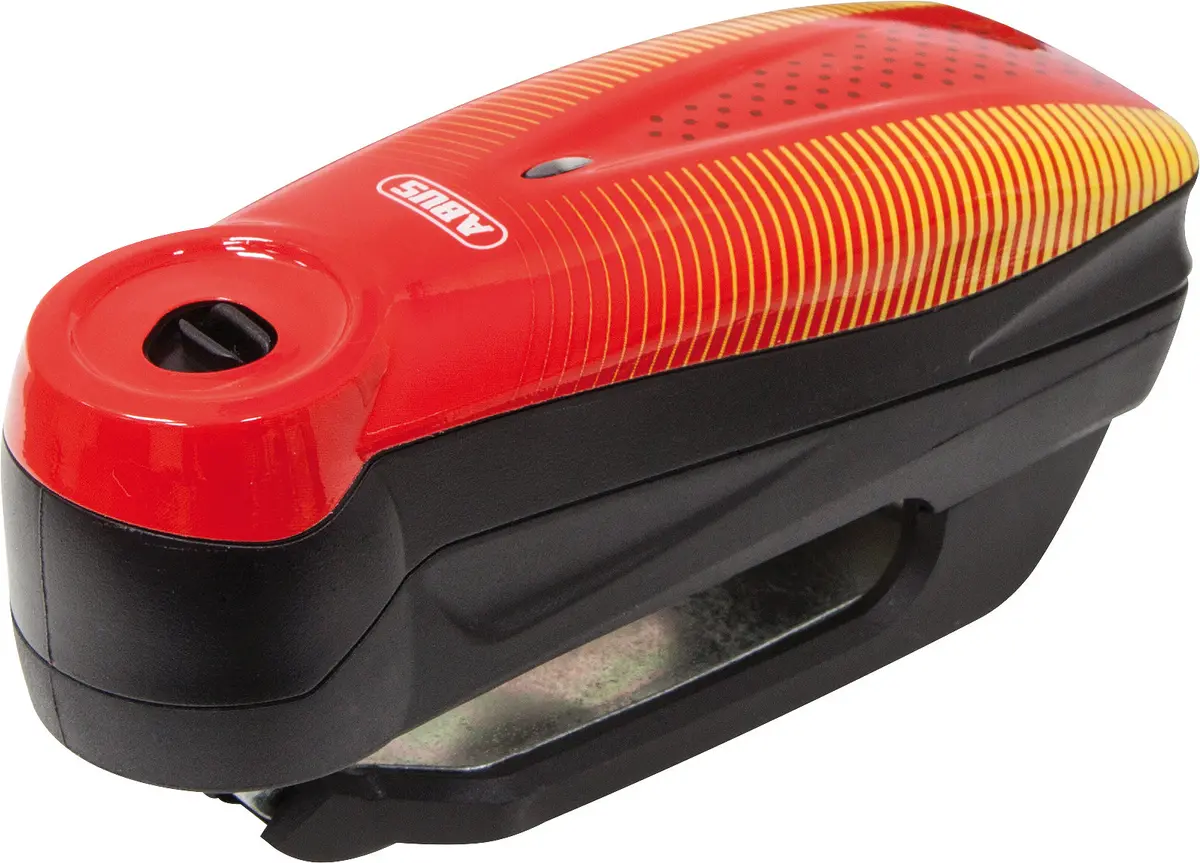 Abus 7000 Rs1 3D Alarm Disc Lock Sonic Red 1