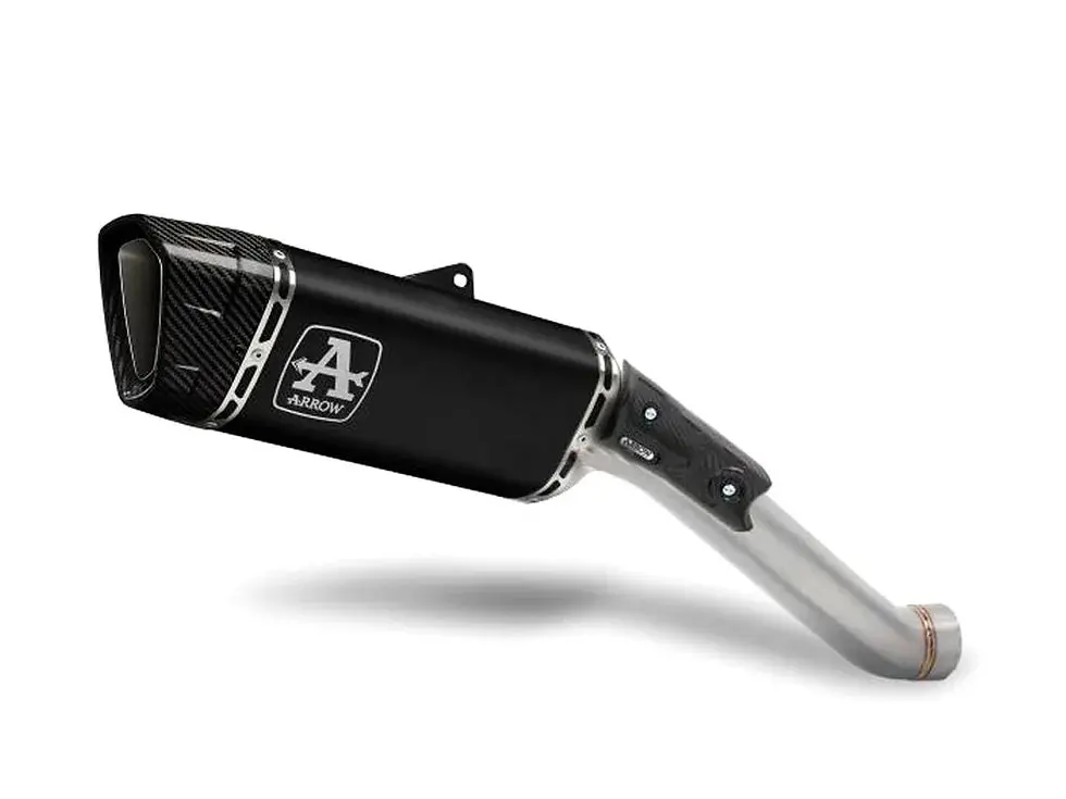 Arrow Aprilia Tuono/Rsv4 1100 Factory 21-24 Titanium Link Pipe+Titanium Dark Pista Silencer With Carbon End Cap And Db Killer 71003Ptn 1