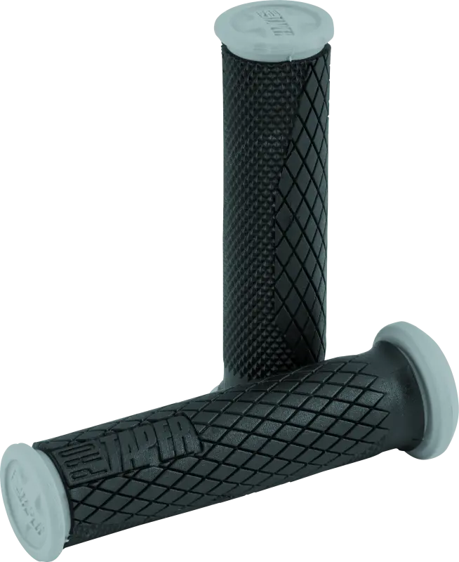 Protaper Full Diamond Dual Density Atv Grips - Black/Gray 1