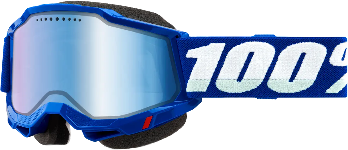 Accuri 2 Snowmobile Goggle Blue W/ Blue Mirror Lens 1