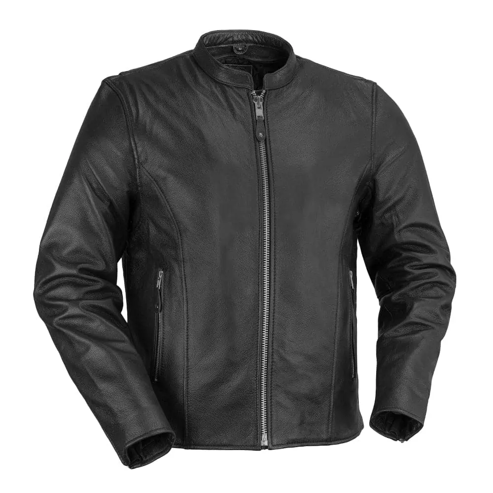Ace Men's Leather Motorcycle Jacket 1