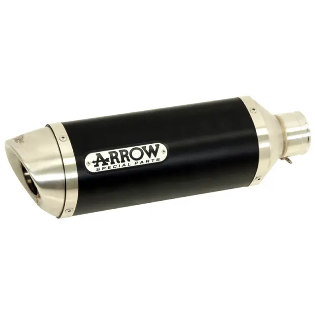 Arrow Thunder Slip-On Exhaust, Aluminum Dark For Yamaha Yzf-R125 2017-2024  51503Aon 1